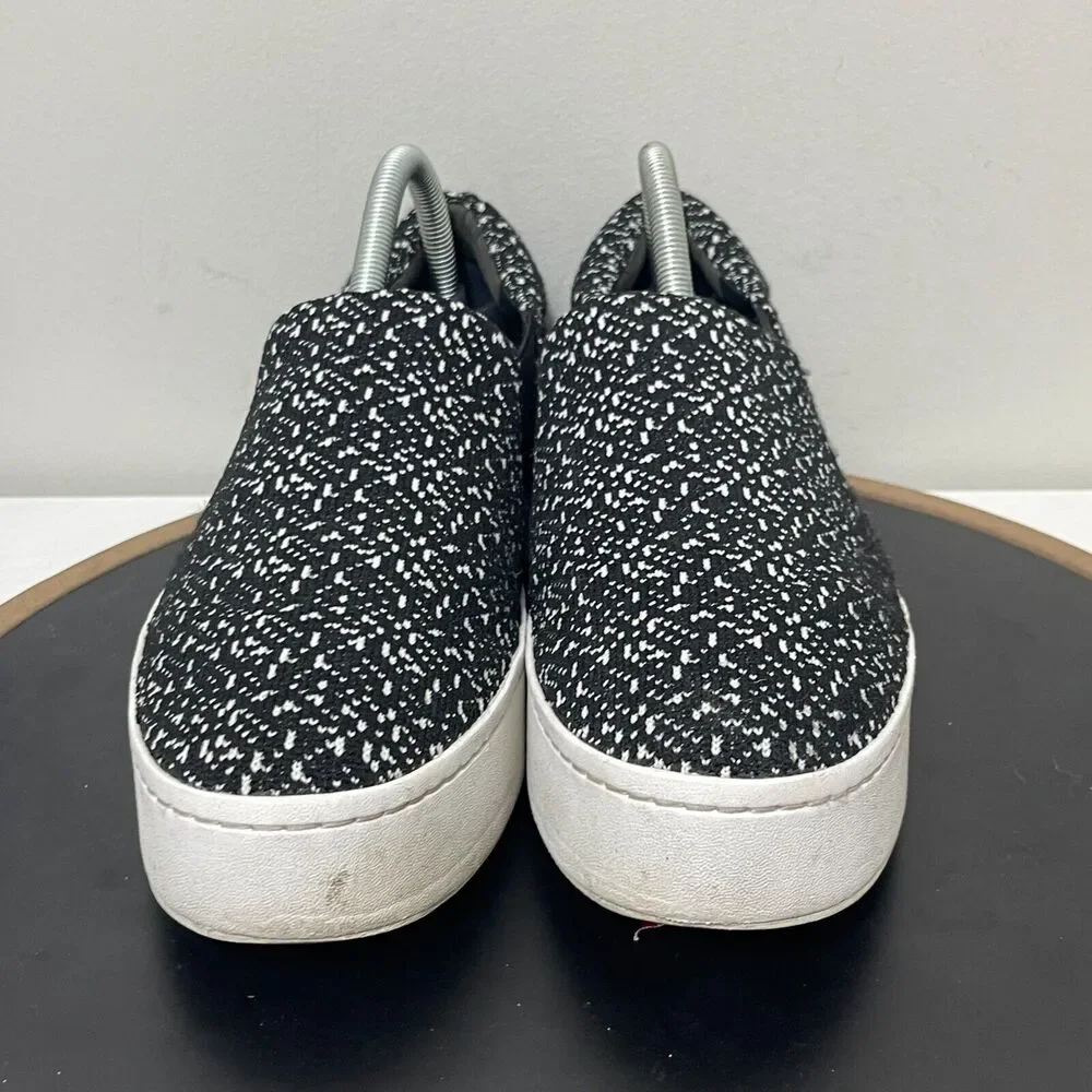Vince Sneakers Womens US 9.5M EUR 39.5 Blair‎ Slip On Platform Black White Knit
